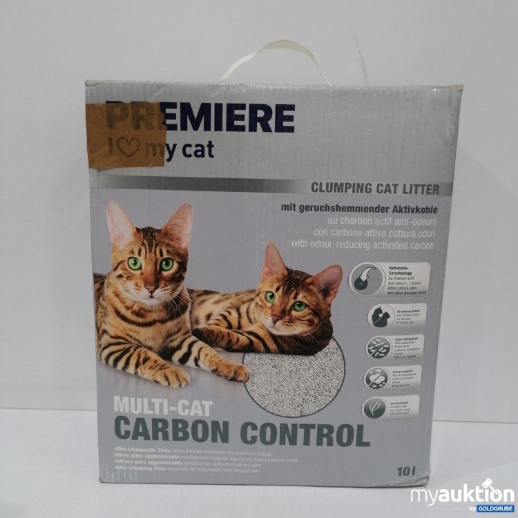Artikel Nr. 847536 Artikel Nr. 847536: Premiere Multi Cat Carbon Control Katzenstreu 10L