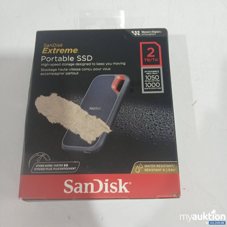 Artikel Nr. 856536 Artikel Nr. 856536: SanDisk Extreme Portable SSD 2TB