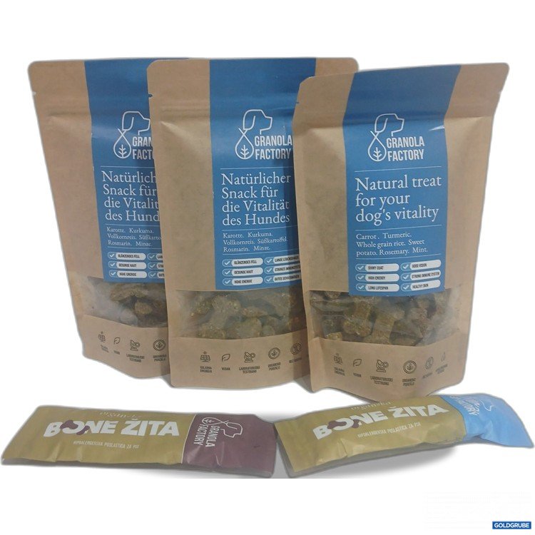 Artikel Nr. 891536: Granola Factory natürlicher Snack für Hunde 3x100g