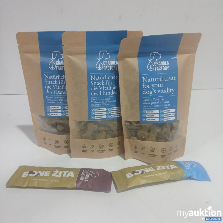 Artikel Nr. 891536: Granola Factory natürlicher Snack für Hunde 3x100g