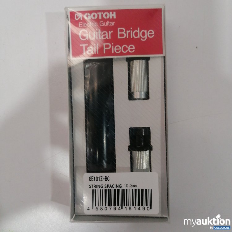Artikel Nr. 895536: Gotoh Guitar Bridge Tail Piece 10,3mm