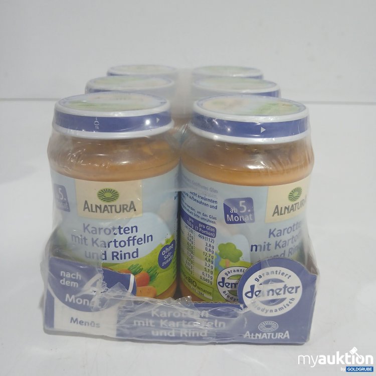 Artikel Nr. 897536: Alnatura Karotten mit Kartoffeln und Rind 6x190g