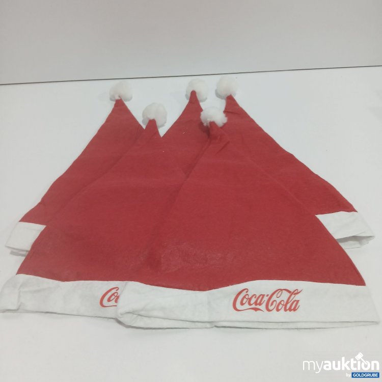 Artikel Nr. 905536: Coca-Cola Weihnachtsmütze 5 Stück 