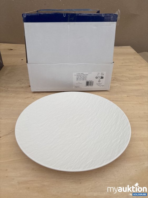 Artikel Nr. 921536: Villeroy & Boch Manufacture Rock blanc Teller Coupe 25 cm