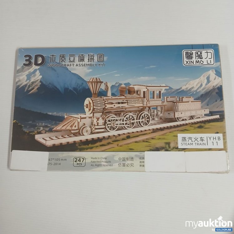 Artikel Nr. 922536 Artikel Nr. 922536: XIN MO LI 3D Woodcraft Assembly Kit Steam Train
