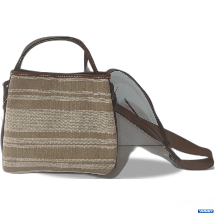 Artikel Nr. 939536 Artikel Nr. 939536: Kleine Tasche mit Streifenmuster, Farbe: Beige/Braun.
Ca 26x25cm