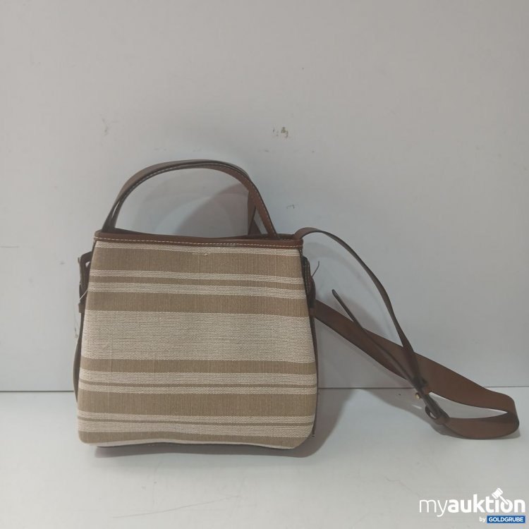 Artikel Nr. 939536 Artikel Nr. 939536: Kleine Tasche mit Streifenmuster, Farbe: Beige/Braun.
Ca 26x25cm