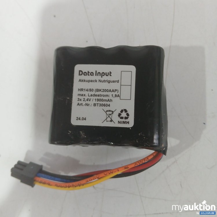Artikel Nr. 970536: Data Input  Akkupack Nutriguard HR14/50