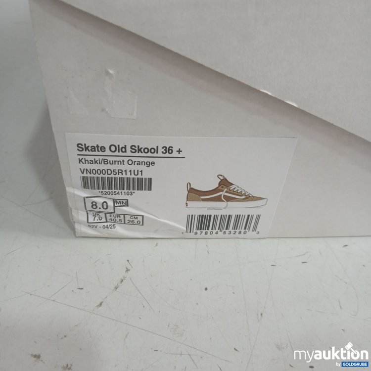Artikel Nr. 992536 Artikel Nr. 992536: Vans Skate Old Skool 36+ Khaki/Burnt Orange
