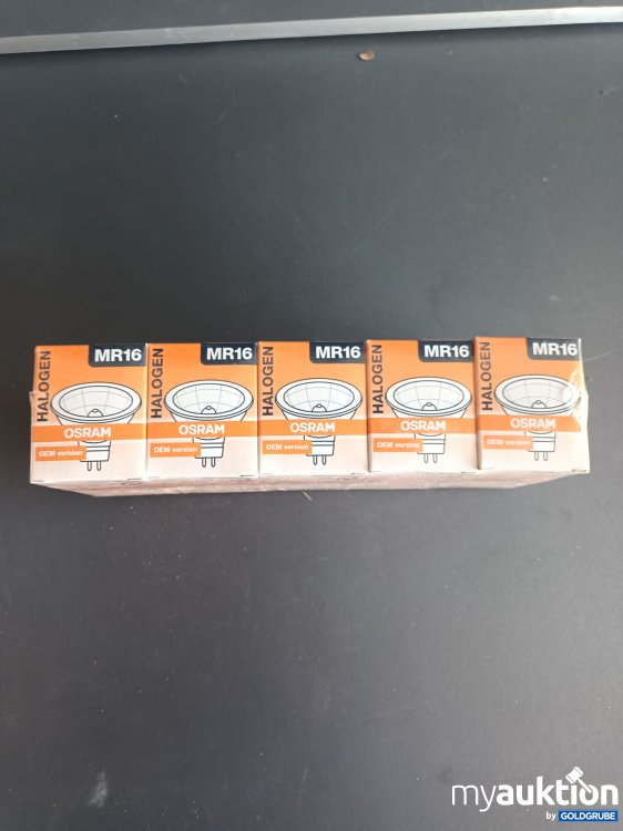 Artikel Nr. 398537 Artikel Nr. 398537: 10 Originalverpackte Osram Halogen Lampen