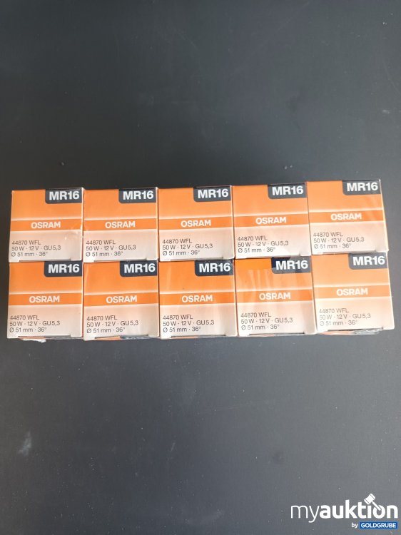 Artikel Nr. 398537 Artikel Nr. 398537: 10 Originalverpackte Osram Halogen Lampen