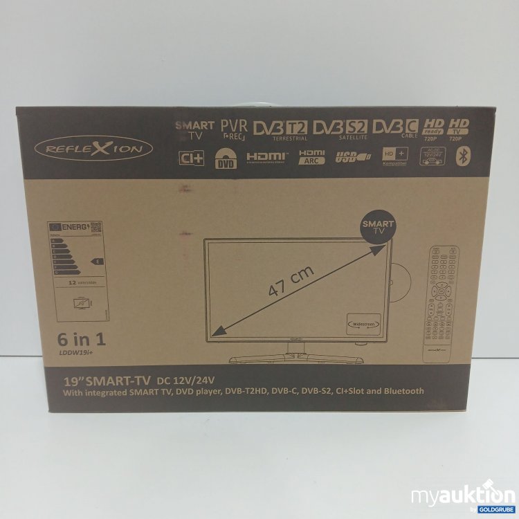 Artikel Nr. 439537: Reflexion 19" Smart-TV DC 12V/24V 47cm 6in1