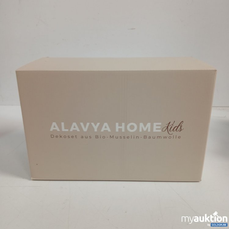 Artikel Nr. 441537: Alavya Home Hausbett  Dekoset aus Bio Musselin Baumwolle 125x350cm -Khaki 