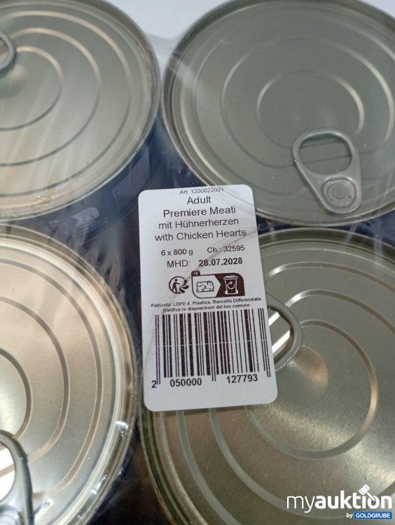 Artikel Nr. 469537: Adult Premiere Meati mit Hühnerherzen 6x800g