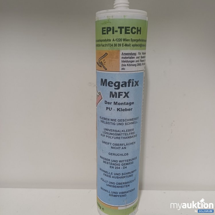 Artikel Nr. 471537 Artikel Nr. 471537: EPI-TECH Megafix MFX Montage-PU-Kleber 300ml