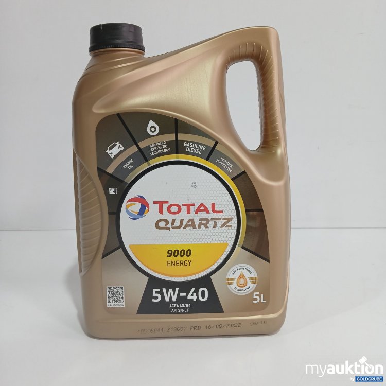 Artikel Nr. 521537 Artikel Nr. 521537: Total Quartz 9000Energy 5W-40 5L