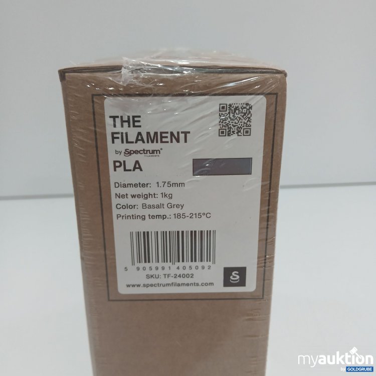 Artikel Nr. 839537: Spectrum The Filament PLA 1.75mm 1kg Basalt Grey 