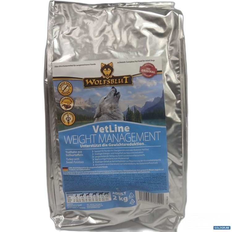 Artikel Nr. 891537: Wolfsblut VetLine Weight Management Adult Truthahn mit Süßkartoffel 2kg