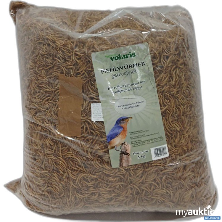Artikel Nr. 961537 Artikel Nr. 961537: Volaris Mehlwütmer Getrocknet 5kg