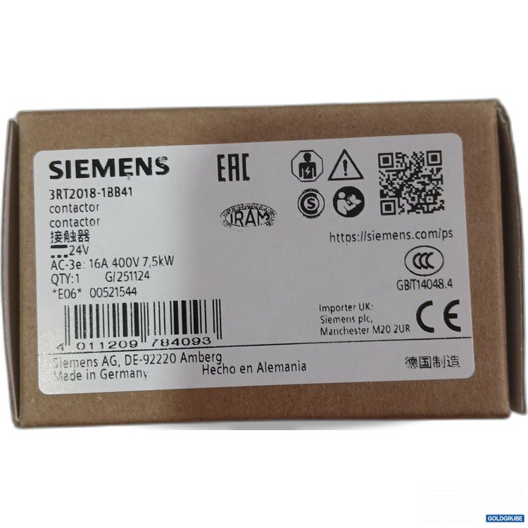 Artikel Nr. 967537: Siemens SIRIUS 3RT2018-1BB41 Leistungsschütz