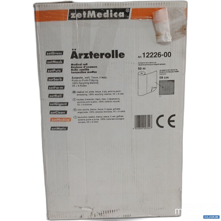 Artikel Nr. 977537 Artikel Nr. 977537: ZetMedica Ärzterolle 9Rollen 50m 59cm