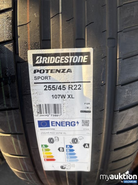 Artikel Nr. 442538: Bridgestone Potenza Sport 255/45 R22
