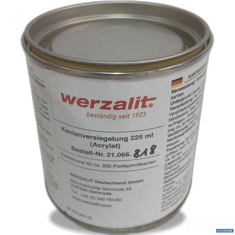 Artikel Nr. 446538 Artikel Nr. 446538: Werzalit Kantenversiegelung (Acrylat) 225ml
