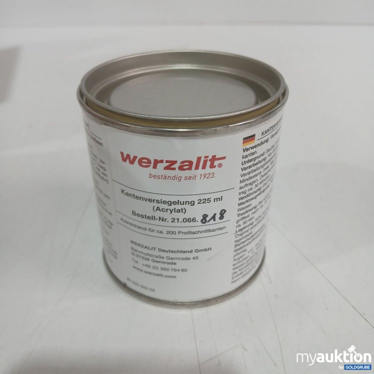 Artikel Nr. 446538 Artikel Nr. 446538: Werzalit Kantenversiegelung (Acrylat) 225ml