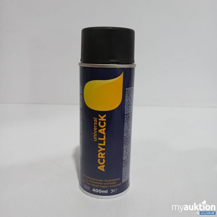 Artikel Nr. 805538 Artikel Nr. 805538: Universal Acryllack Tiefschwarz matt 400ml