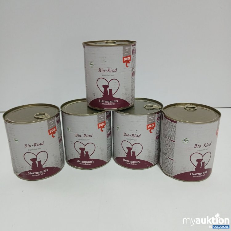 Artikel Nr. 869538 Artikel Nr. 869538: Herrmann's Manufaktur Bio Rind 5x800g