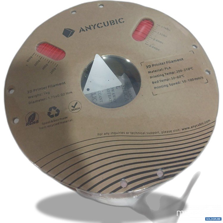 Artikel Nr. 882538: Anycubic 3D Printer Filament Red 1kg 1,75mm 