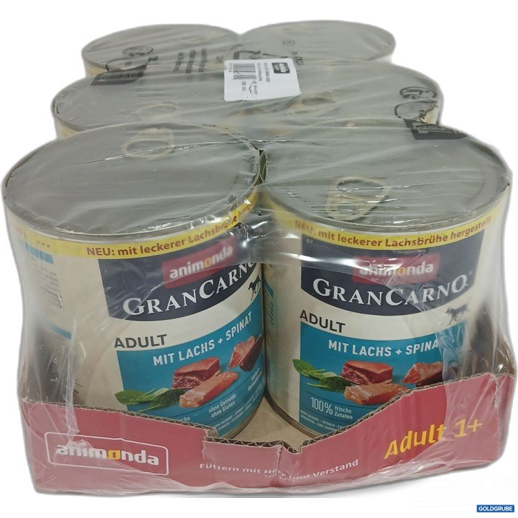 Artikel Nr. 952538: Animonda Grancarno Adult Hundefutter Lachs & Spinat 6x800g 