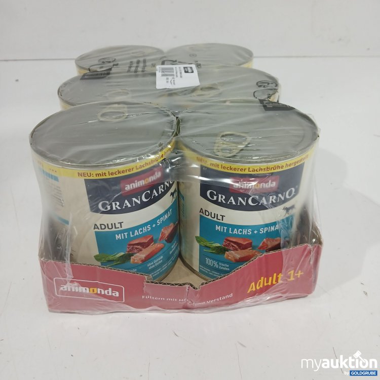 Artikel Nr. 952538: Animonda Grancarno Adult Hundefutter Lachs & Spinat 6x800g 