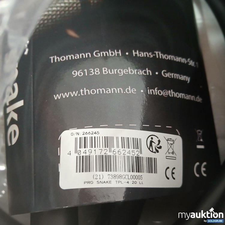 Artikel Nr. 968538: Thomann pro snake Professional Audio Cable 266245 4C/13GA  