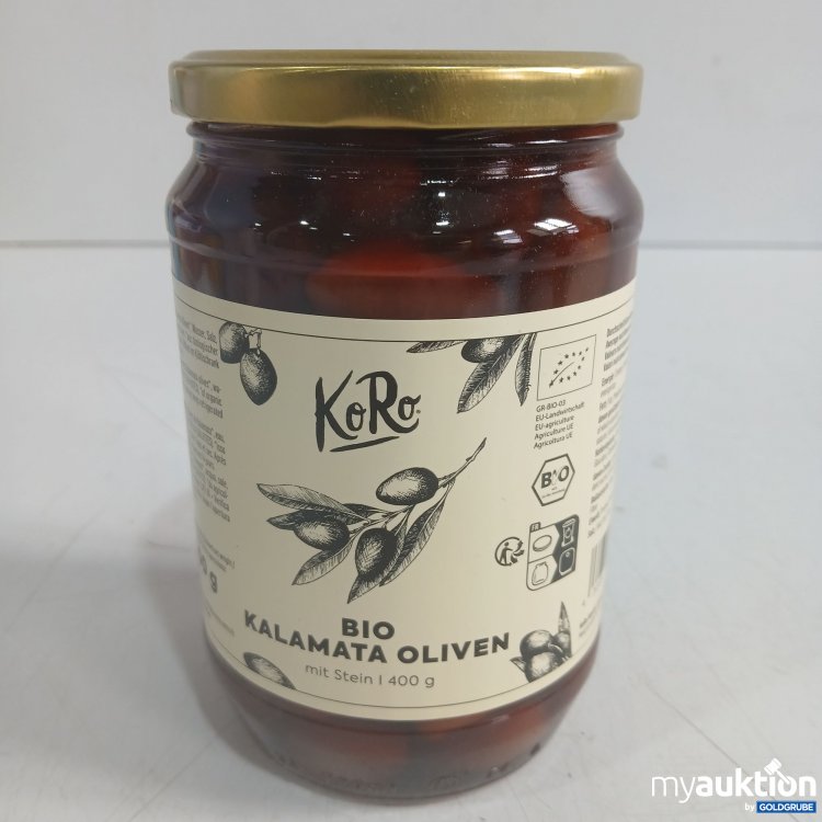 Artikel Nr. 996538 Artikel Nr. 996538: KoRo Bio Kalamata Oliven mit Stein 400g