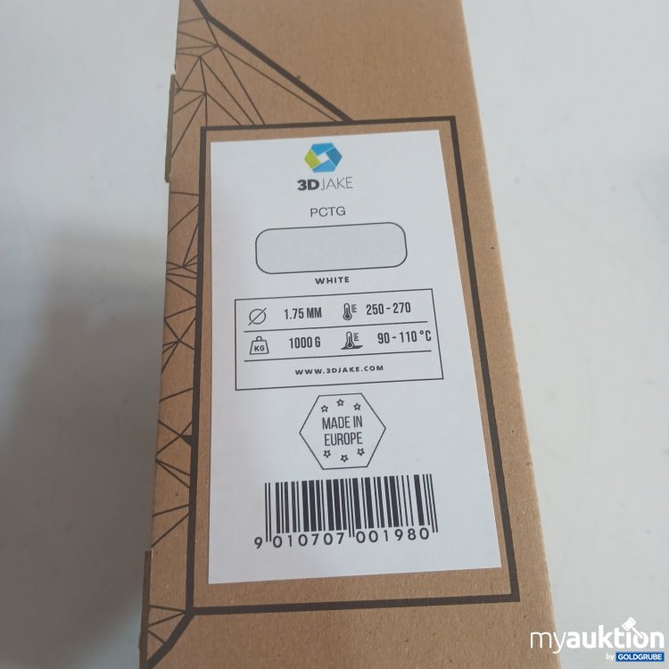 Artikel Nr. 465539 Artikel Nr. 465539: 3D Jake Printer Filament 1,75 mm 1000 g Weiß