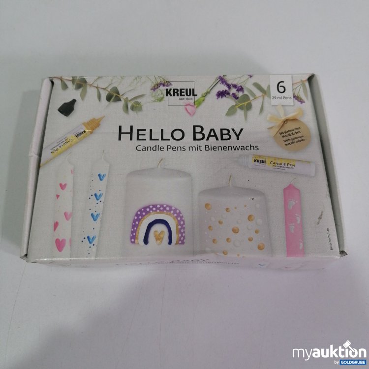 Artikel Nr. 786539 Artikel Nr. 786539: Kreul Hello Baby Candle Pens mit Bienenwachs