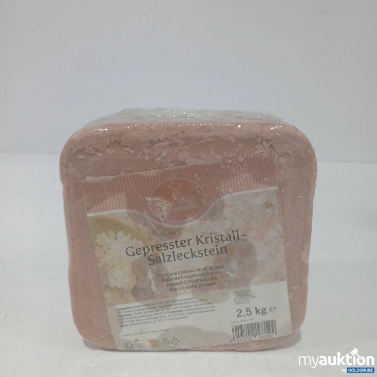 Artikel Nr. 862539: Gepresster Kristall-Salzleckstein 2,5kg
