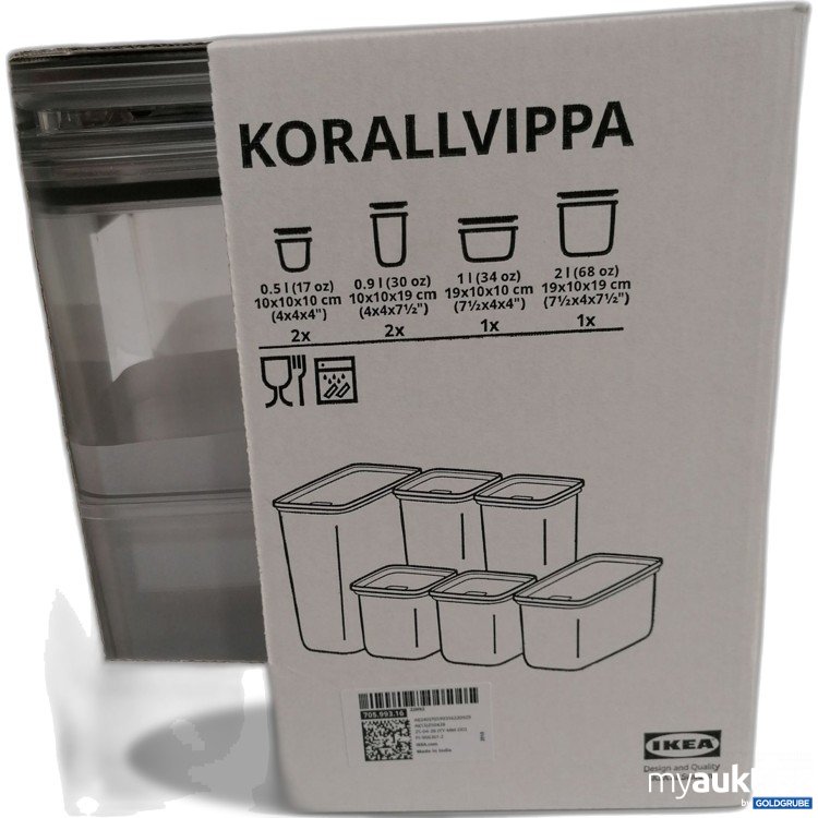 Artikel Nr. 888539 Artikel Nr. 888539: Ikea Korallvippa Aufbewahrungsboxen Art:705.993.16