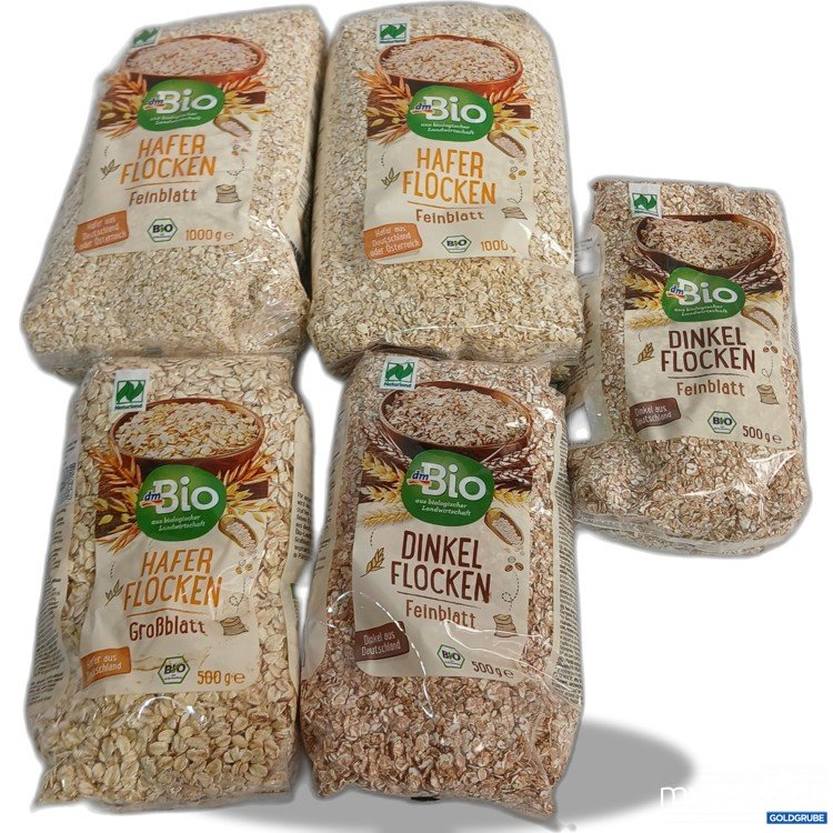 Artikel Nr. 950539: Bio Hafer und Dinkel Flocken 2x 1000g, 3x 500g