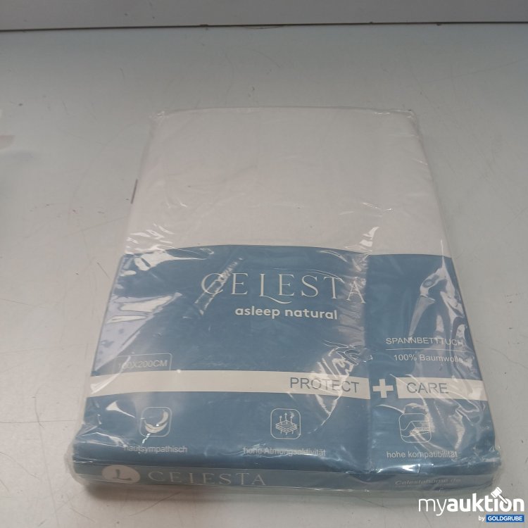 Artikel Nr. 447540: Celesta asleep Natural 100x200cm Spannbetttuch  weiß