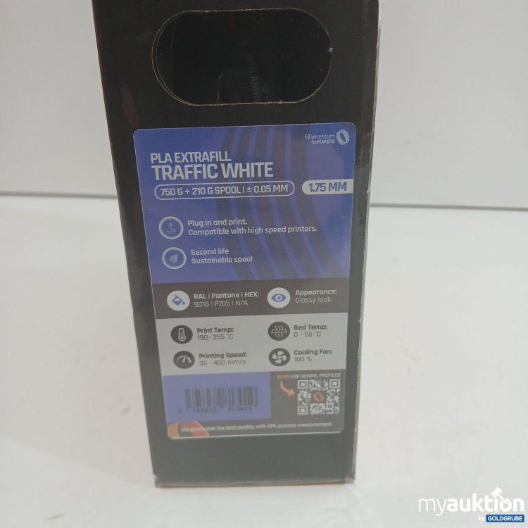 Artikel Nr. 813540 Artikel Nr. 813540: Fillamentum PLA Extrafill Traffic White 1.75mm 750g