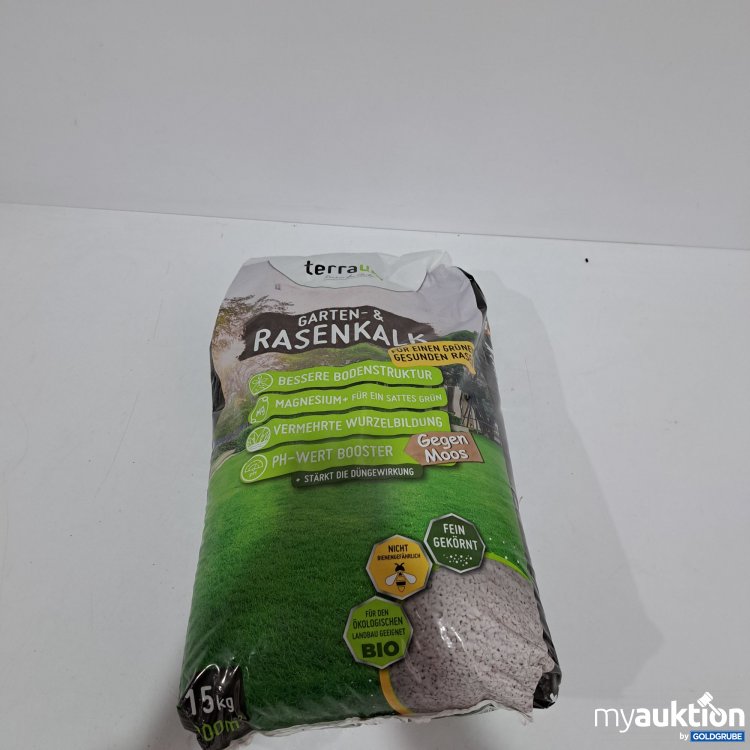Artikel Nr. 815540: Terrauno Garten- und Rasenkalk 15kg/300m²