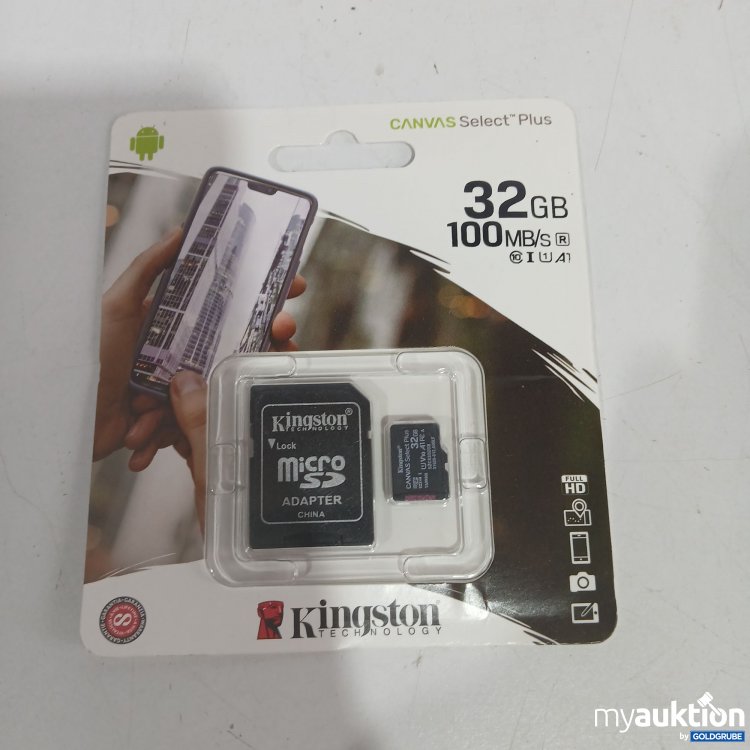 Artikel Nr. 856540 Artikel Nr. 856540: Kingston 32GB 100MB
