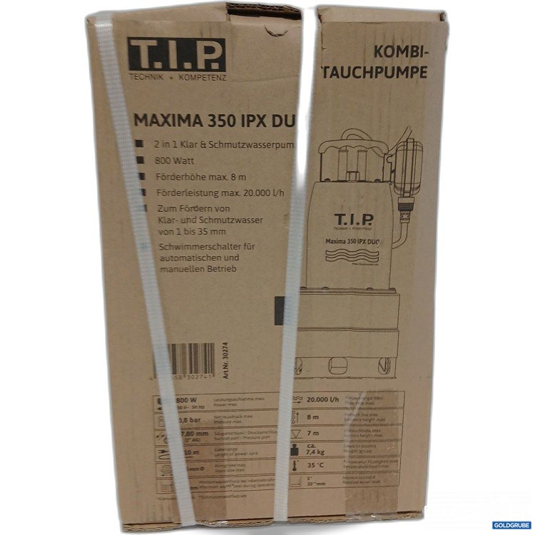 Artikel Nr. 898540: T.I.P Kombi Tauchpumpe Maxima 350 Ipx Duo 