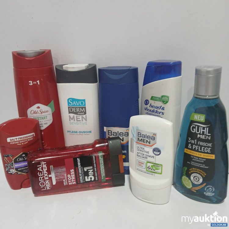 Artikel Nr. 920540: PFLEGE SET MEN diverse Sorten 6 x Pflege Dusche, 1 x Deo Stick und 1 x After Shave Balsam 