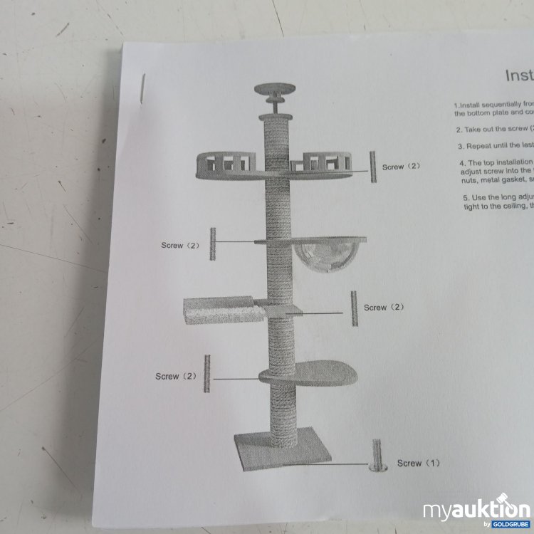 Artikel Nr. 971540 Artikel Nr. 971540: Cat climbing frame ML20250207
