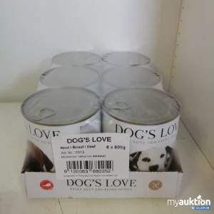 Auktion Dog's Love Bio-Rind Hundefutter 800 g