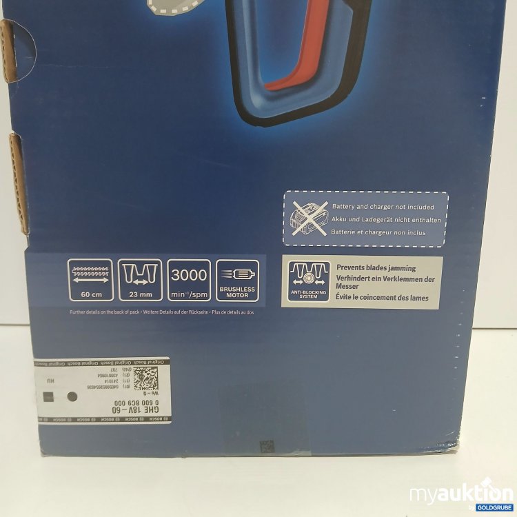 Artikel Nr. 439541 Artikel Nr. 439541: Bosch Professional Akku-Heckenschere GHE 18V-60 18V