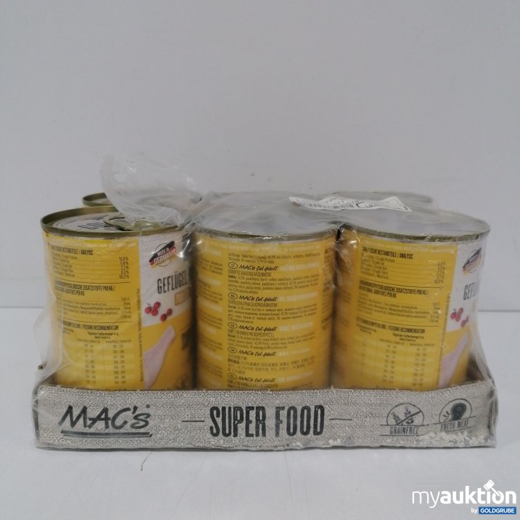 Artikel Nr. 847541 Artikel Nr. 847541: Macs Cat Geflügel /Cranberry 6x400g